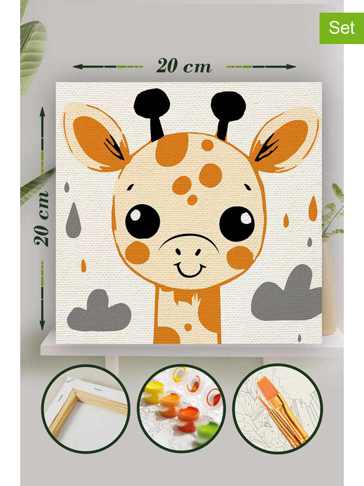 RE-FORM Malen-nach-Zahlen-Set - 65% | Größe 20x20 cm | Schulzubehoer