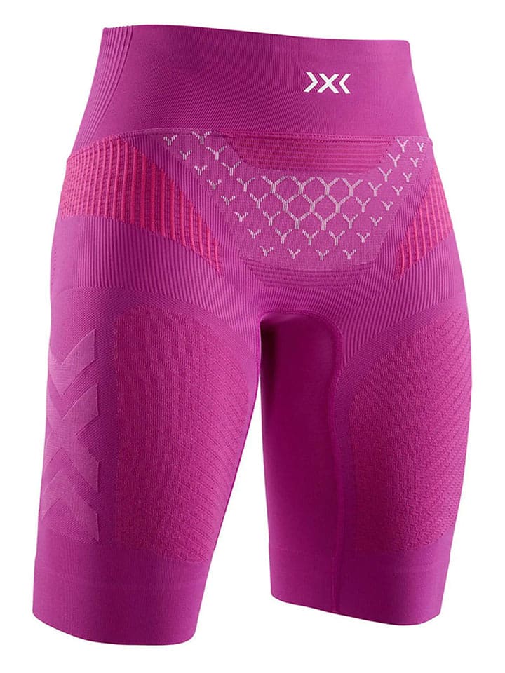 X-Bionic Laufshorts in Lila - 56% | Größe XL | Damen-sporthosen