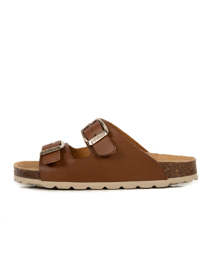 BABUNKERS Family Pantoletten in Braun - 66% | Größe 34 | Clogs-pantoletten-kinder