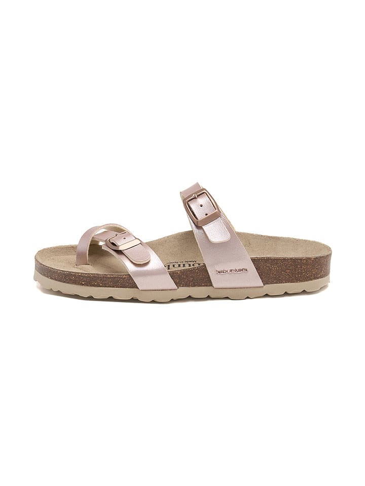 BABUNKERS Family Zehentrenner in Rosa - 54% | Größe 39 | Damen-sandalen