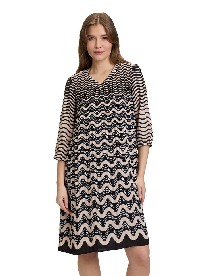 Betty Barclay Kleid in Schwarz/ Beige - 70% | Größe 44 | Damen-kleider
