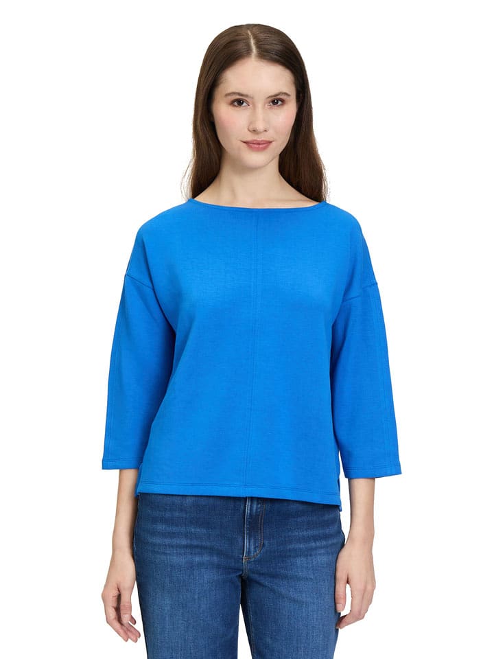 Betty Barclay Sweatshirt in Blau - 65% | Größe 38 | Damen-sweatshirts-jacken