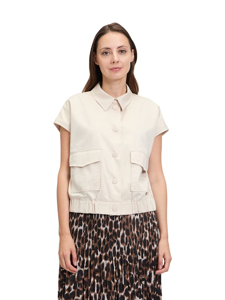 BETTY & CO Weste in Creme - 72% | Größe 42 | Damenjacken