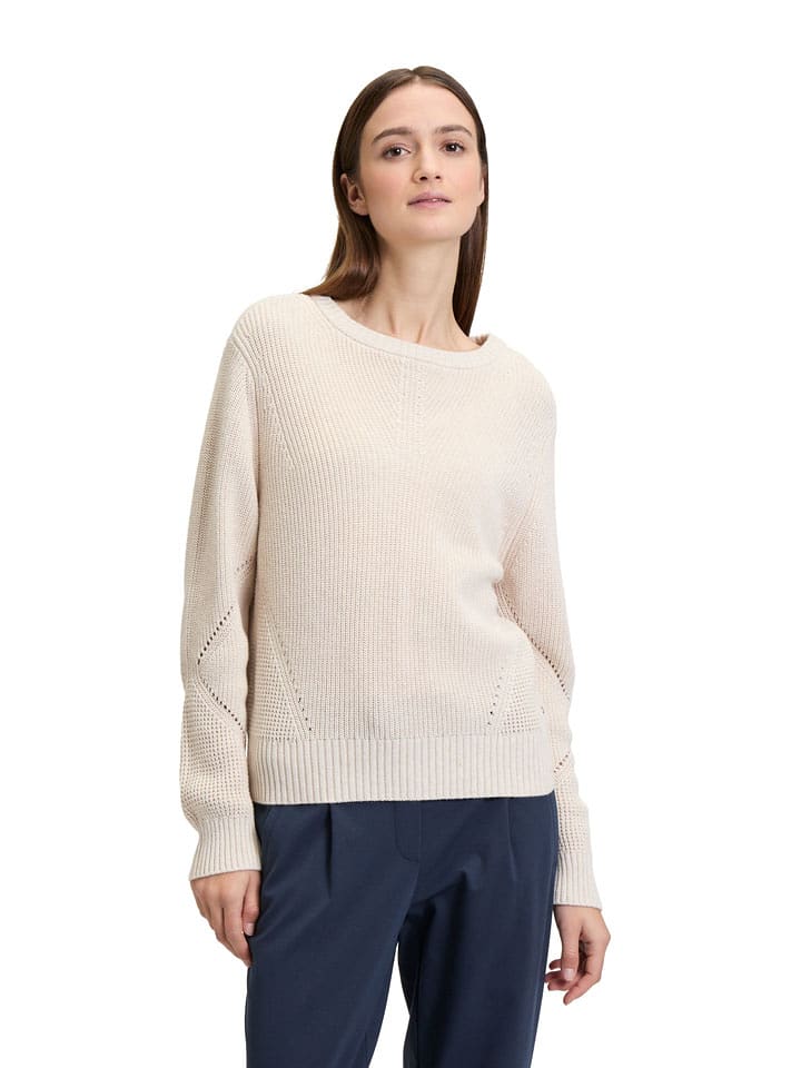 BETTY & CO Pullover in Creme - 68% | Größe 44 | Damen-pullover-cardigans