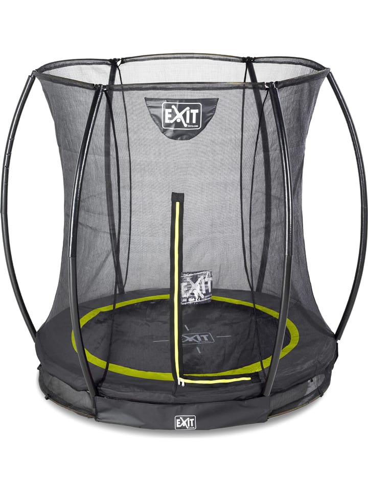 EXIT Trampolin "Silhouette Ground" in Schwarz - Ø 183 cm - ab 3 Jahren - 19% | Gartenspielzeug