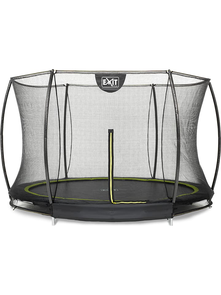 EXIT Trampolin "Silhouette Ground" in Schwarz - Ø 305 cm - ab 3 Jahren - 28% | Gartenspielzeug
