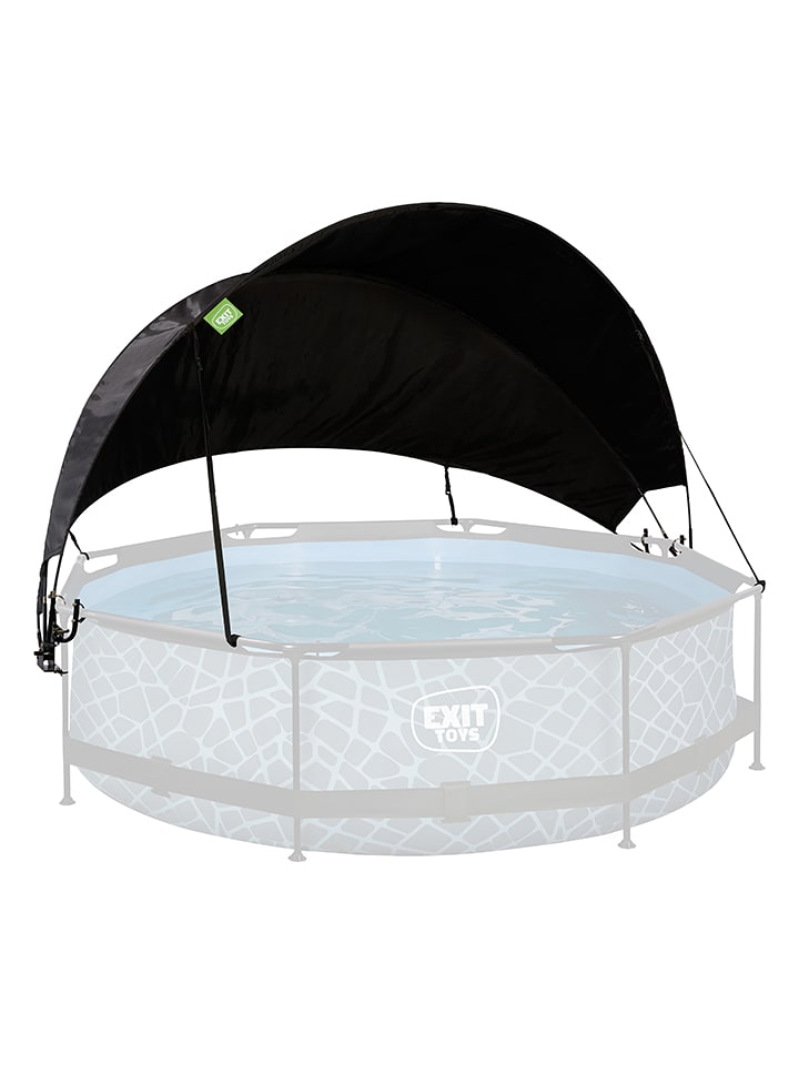 EXIT Pool-Sonnensegel in Schwarz - Ø300 cm - 17% | Outdoorspielzeug