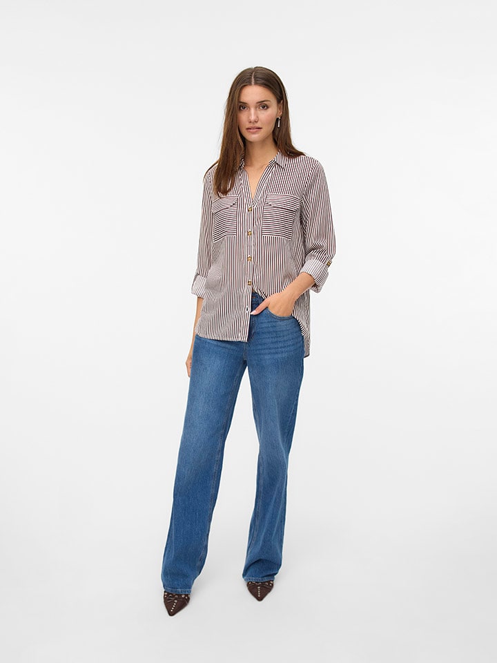 Vero Moda Hemd in Weiß - 50% | Größe L | Damen-blusen