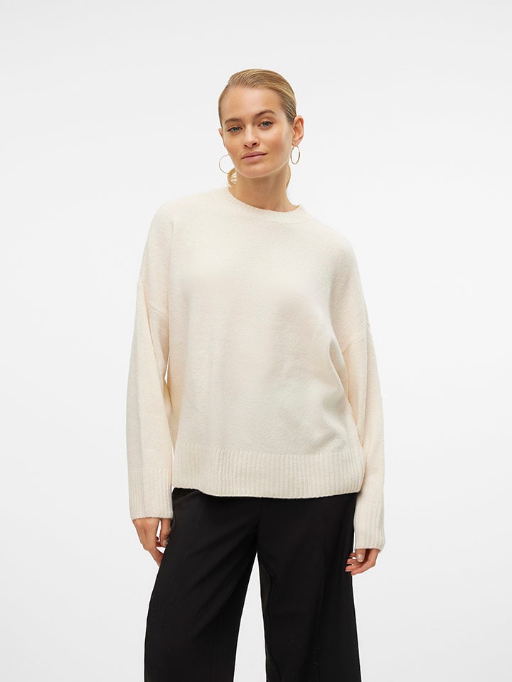 Vero Moda Pullover in Creme - 40% | Größe XS | Damen-pullover-cardigans