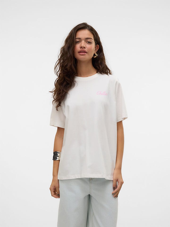 Vero Moda Shirt "Katrine" in Weiß - 50% | Größe M | Damen-tops