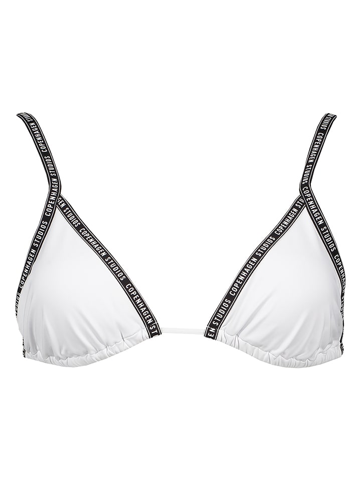 Copenhagen Studios Bikini-Oberteil in Weiß - 69% | Größe 40A/B-Cup | Damen-bademode