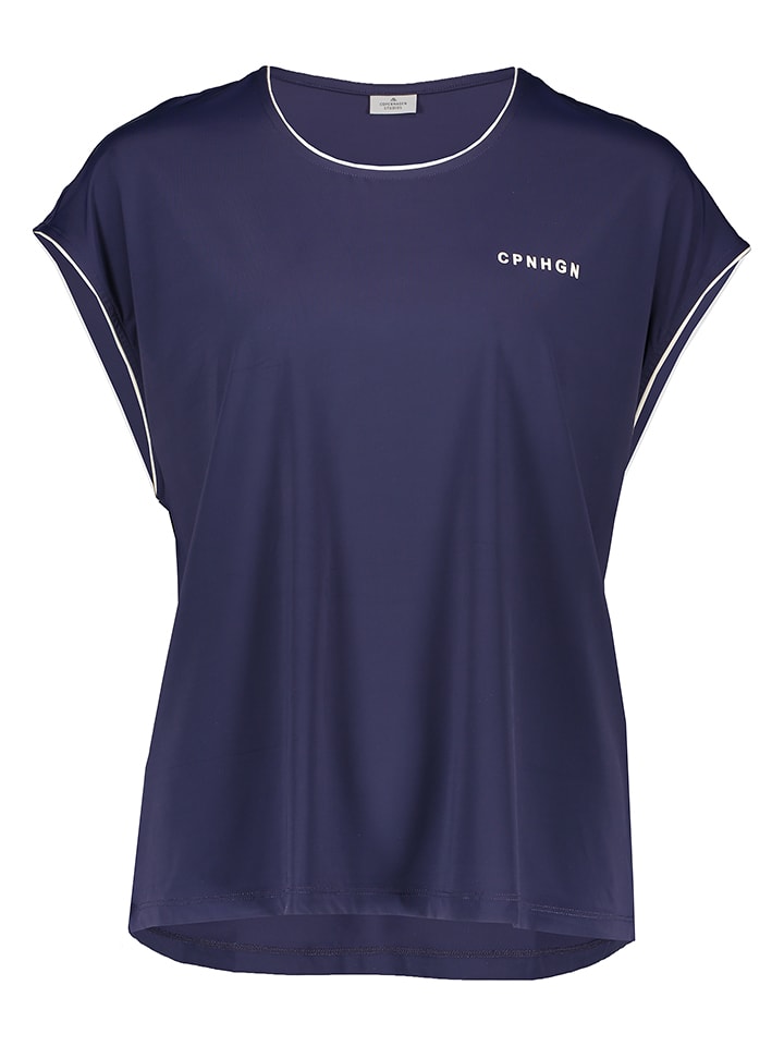 Copenhagen Studios Trainingsshort in Dunkelblau - 65% | Größe M | Damen-outdoor-tops-shirts