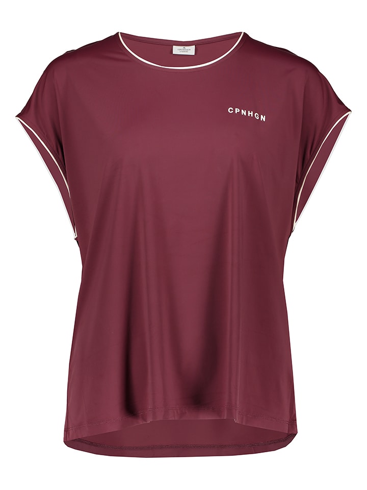 Copenhagen Studios Trainingsshirt in Bordeaux - 63% | Größe L | Damen-outdoor-tops-shirts