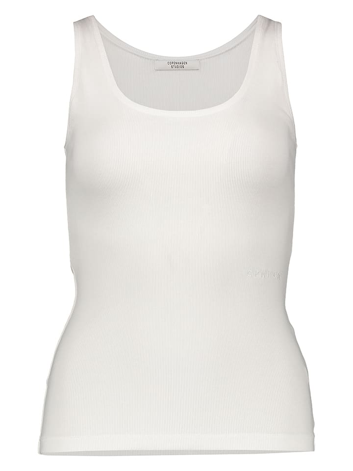 Copenhagen Studios Hemdchen in Weiß - 62% | Größe L | Damen-loungewear