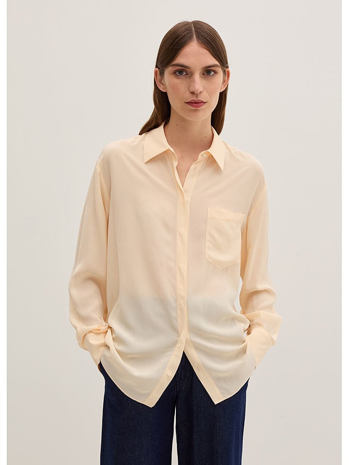 STEFANEL Bluse in Sand - 62% | Größe 44 | Damen-blusen