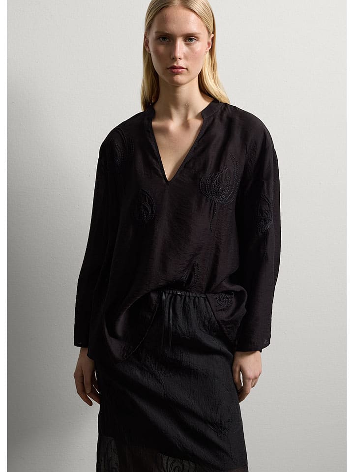 STEFANEL Bluse in Schwarz - 60% | Größe XS | Damen-blusen