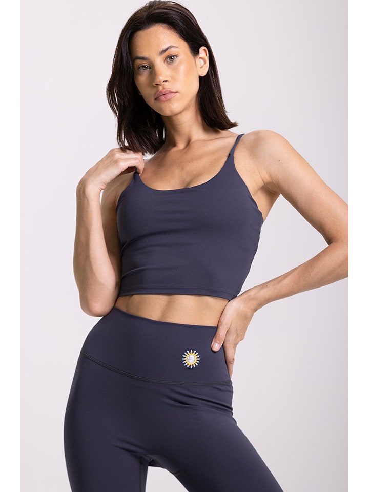 Onamaste Sport-BH "Deb" in Dunkelblau - Low - 62% | Größe S/M | Damen-sportunterwaesche