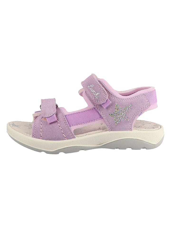 Lurchi Leder-Sandalen "Fizzi" in Lila - 47% | Größe 30 | Kindersandalen