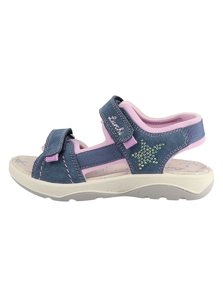 Lurchi Leder-Sandalen "Fizzi" in Blau - 49% | Größe 38 | Kindersandalen
