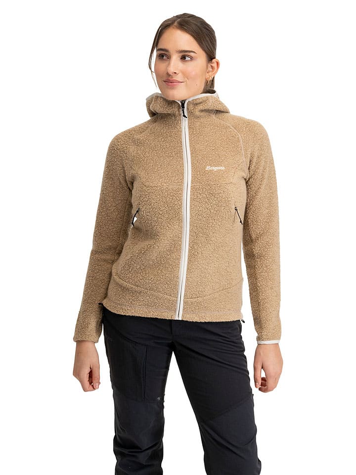 Bergans Fleecejacke in Beige - 60% | Größe M | Damenjacken
