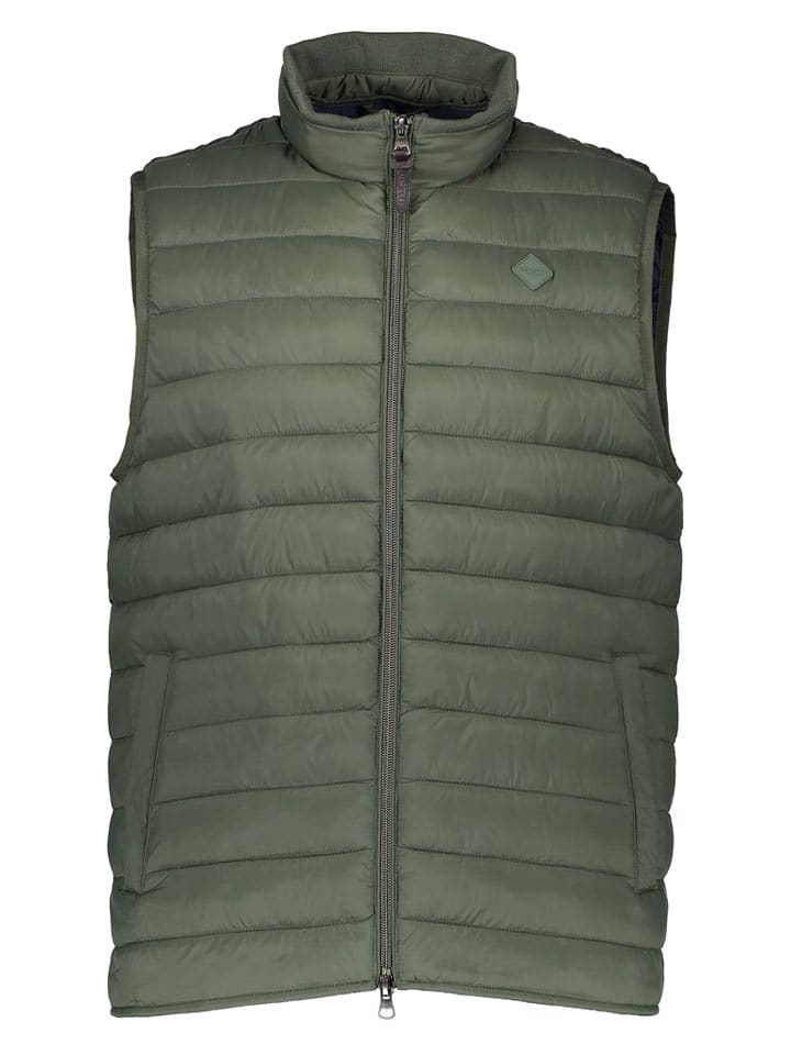 Hackett London Kamizelka pikowana w kolorze ciemnozielonym rozmiar: XL