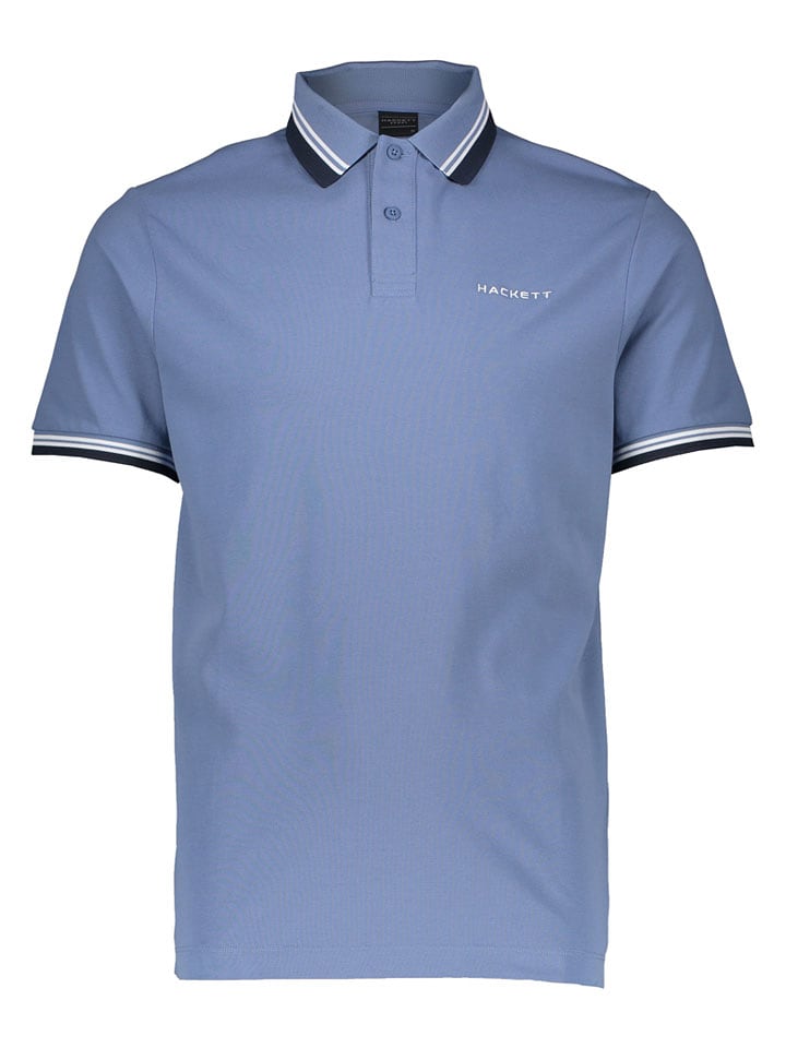 Hackett London Poloshirt in Blau - 65% | Größe 3XL | Herren-plussize