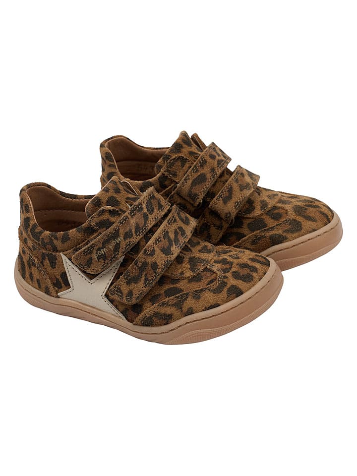 POM POM Leder-Sneakers in Hellbraun - 53% | Größe 28 | Kindersneakers
