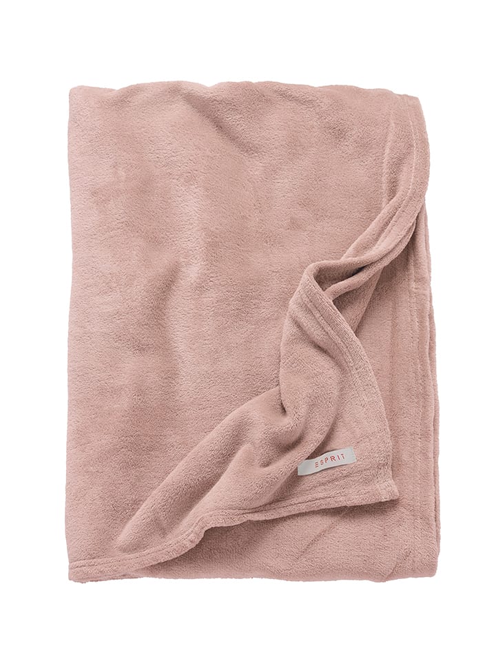 ESPRIT Plaid "Mellows" in Rosa - 57% | Größe 150x200 cm | Decken