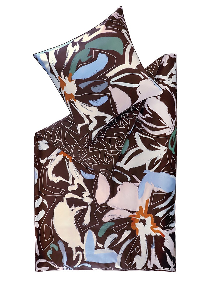 ESPRIT Satin-Bettwäscheset "Nadja" in Bunt - 60% | Größe 155x220 cm | Bettwaesche-bettwaren