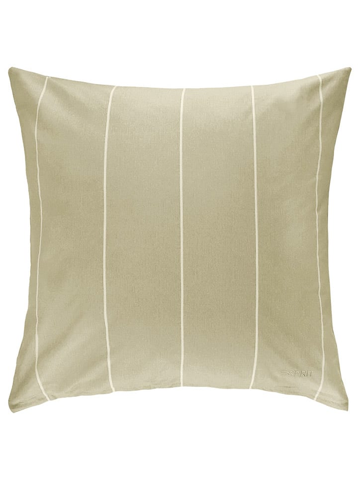 ESPRIT Renforcé-Kissenhülle "Harp" in Beige - 50% | Größe 80x80 cm | Dekokissen