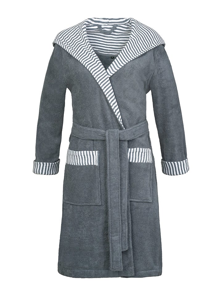 ESPRIT Bademantel ''Day'' in Grau - 46% | Größe 40/42 | Badtextilien