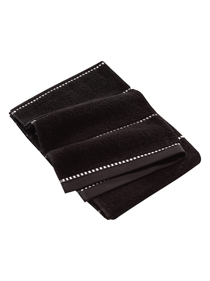 ESPRIT Handtuch "Stripes" in Schwarz - 43% | Größe 50x100 cm | Badtextilien