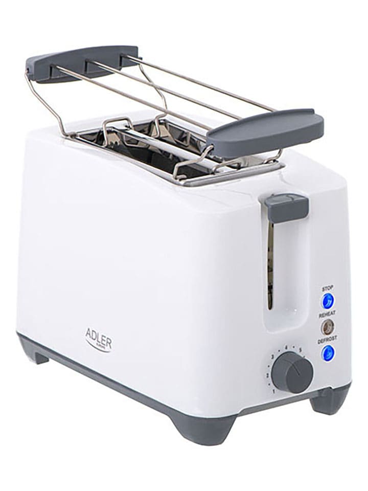 Adler Toaster "AD 3216" in Weiß - 52% | Kuechengeraete