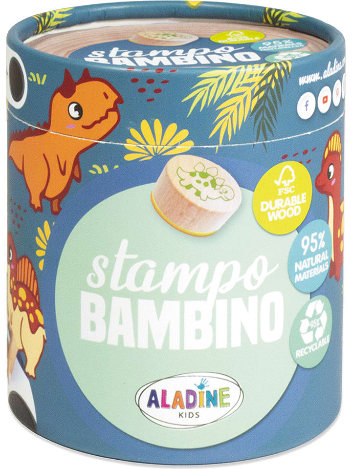 Aladine Stempelset "Dinosaurier" - ab 3 Jahren - 18% | Kinder-kreativspielzeug