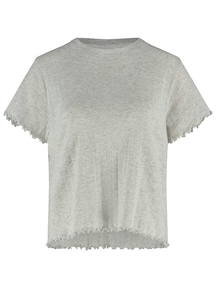 Hunkemöller Pyjama-Oberteil in Grau - 42% | Größe L | Damen-loungewear