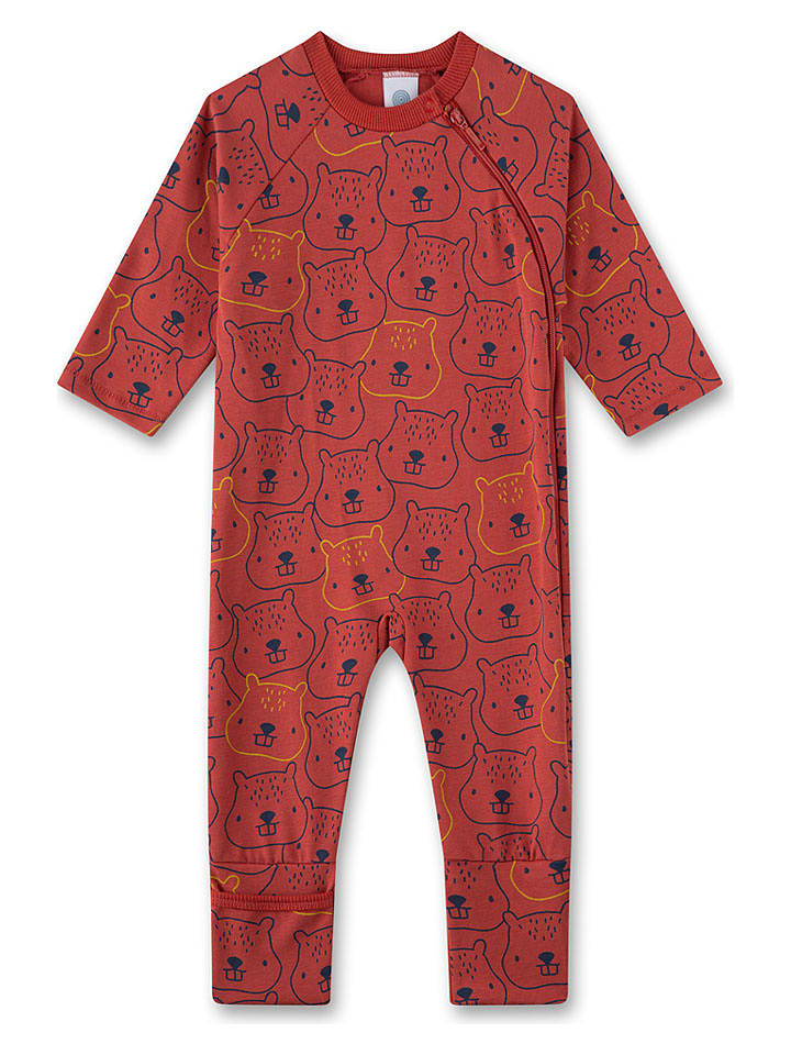 Sanetta Overall in Rot - 47% | Größe 56 | Babyoveralls