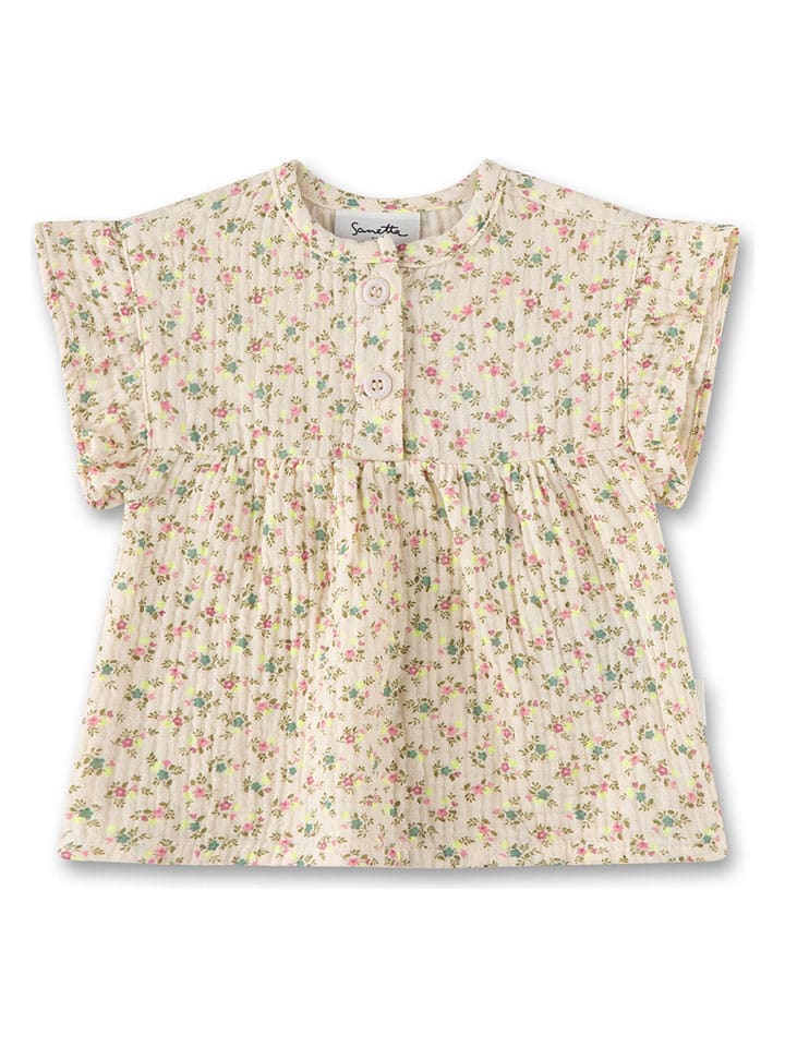 Sanetta Kidswear Bluse in Beige - 52% | Größe 74 | Baby-hemden-blusen