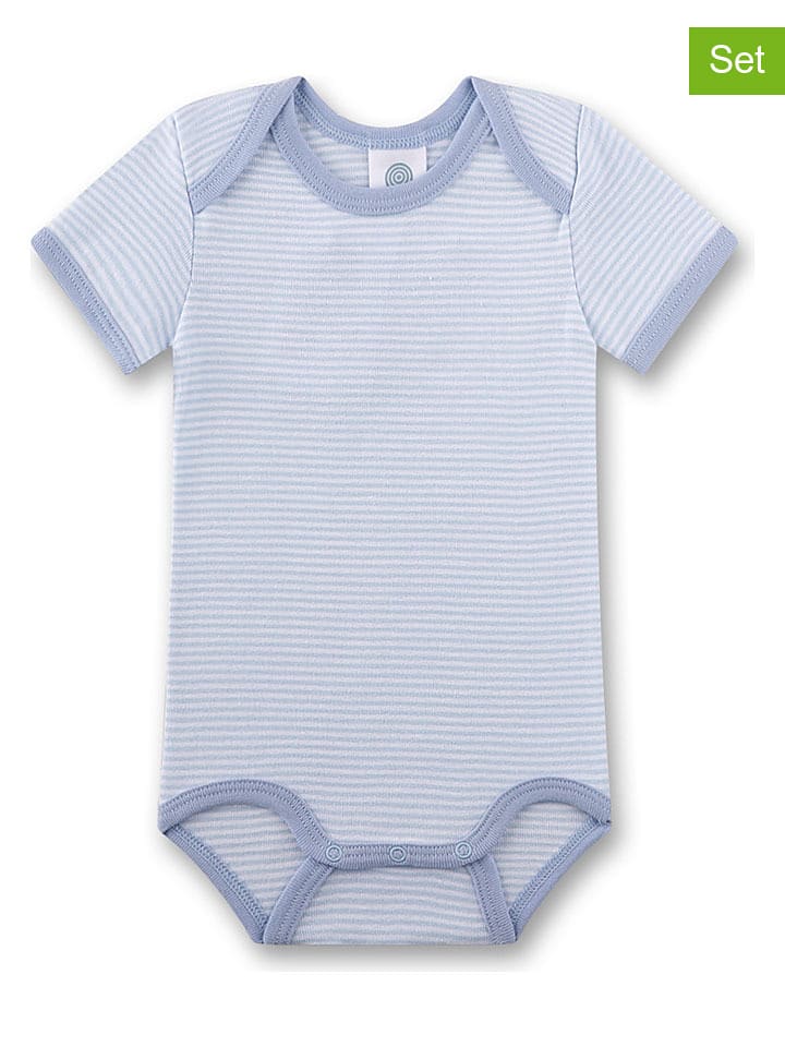 Sanetta 2er-Set: Bodys in Hellblau - 44% | Größe 68 | Baby-bodys