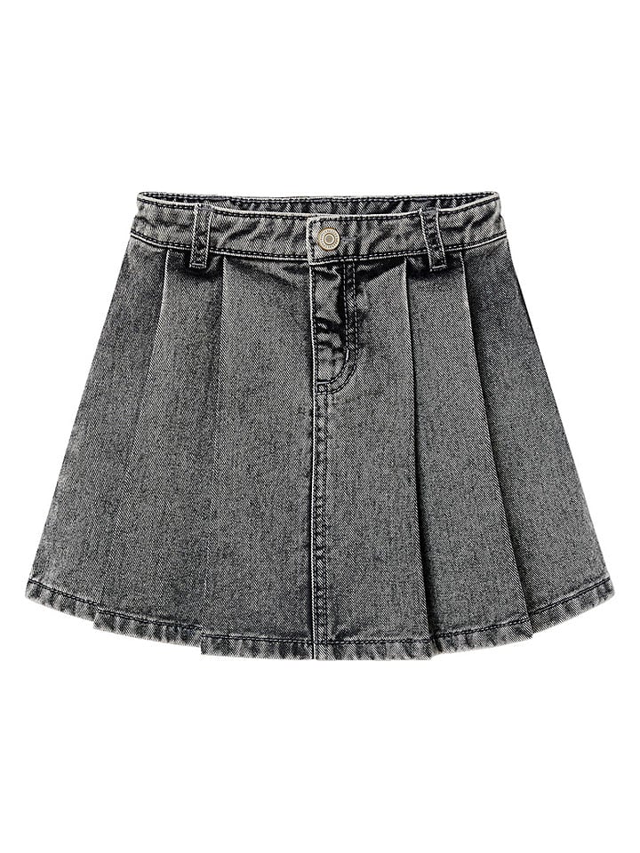 vertbaudet Jeansrock in Anthrazit - 40% | Größe 110 | Baby-kleider-roecke