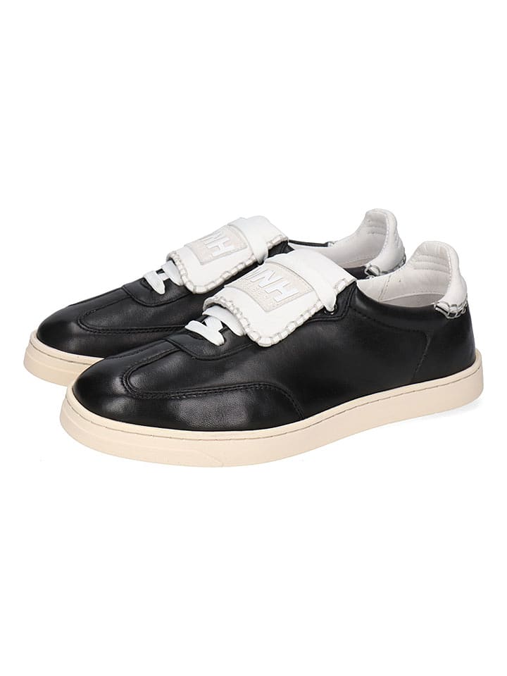 MELVIN & HAMILTON Leder-Sneakers "Milani 2" in Schwarz - 49% | Größe 39 | Damen-sneakers