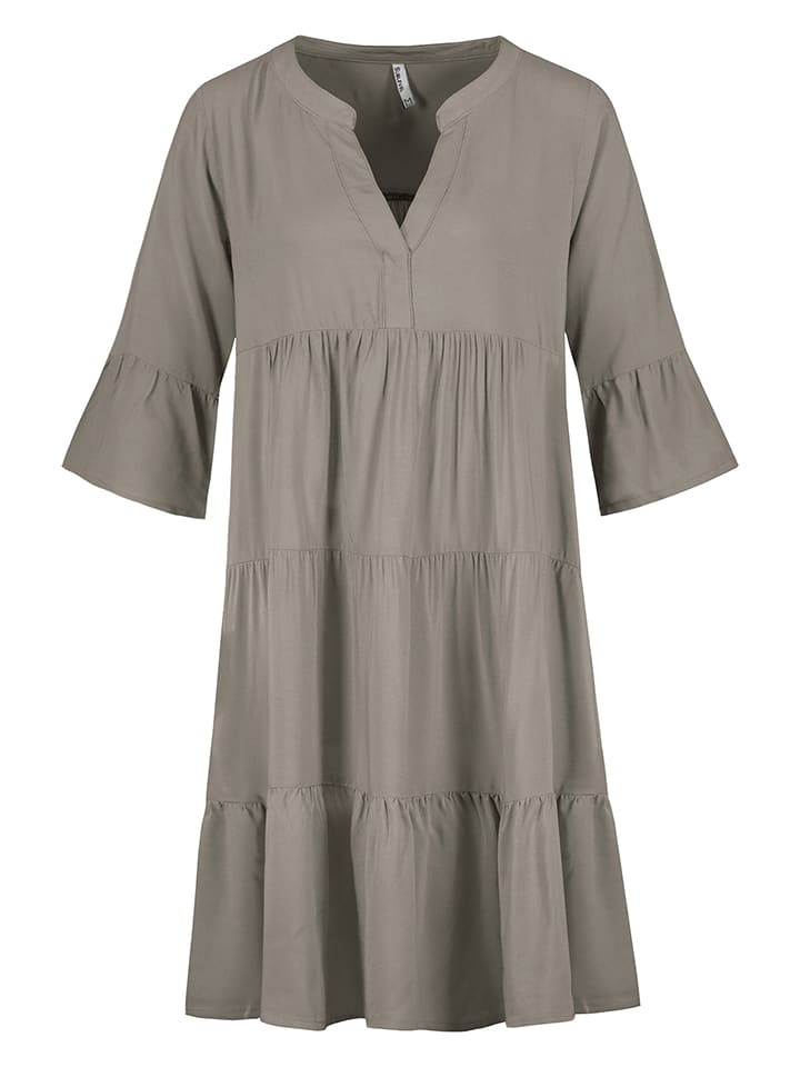 Sublevel Kleid in Taupe - 66% | Größe XXL | Damen-kleider