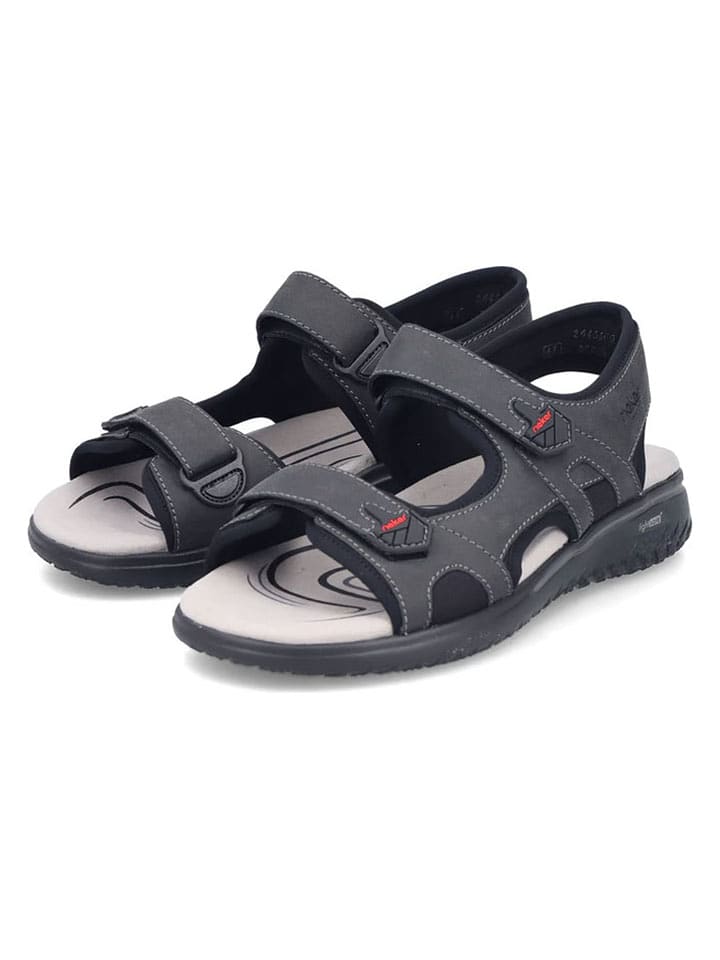 rieker Sandalen in Anthrazit - 31% | Größe 44 | Herrensandalen