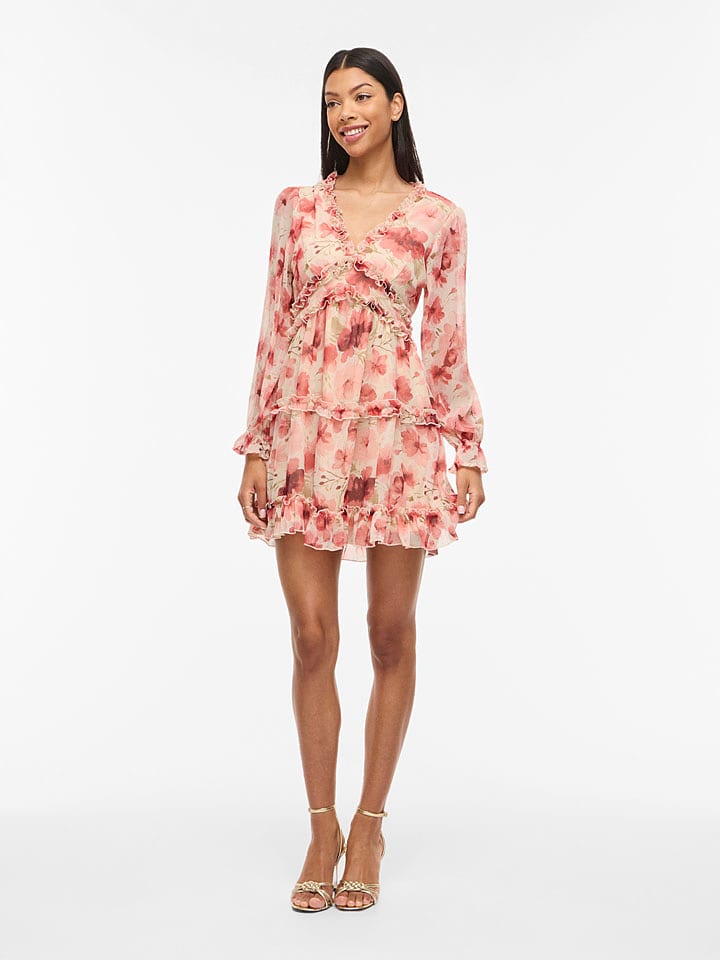 Vila Kleid "Viemsa" in Beige - 44% | Größe 42 | Damen-kleider
