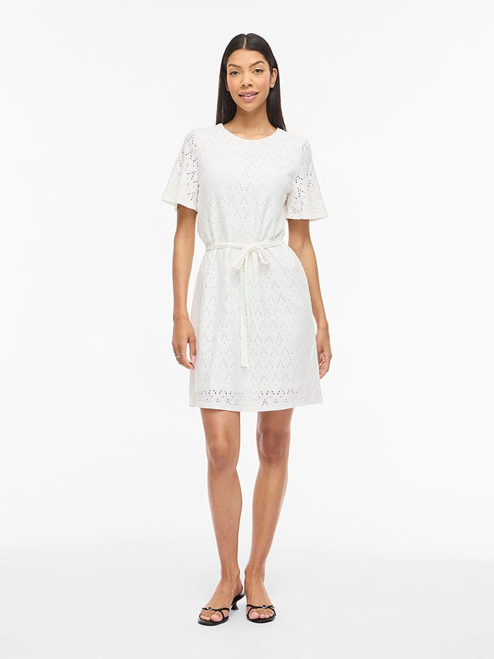 Vila Kleid "Viamalina" in Weiß - 44% | Größe S | Damen-kleider
