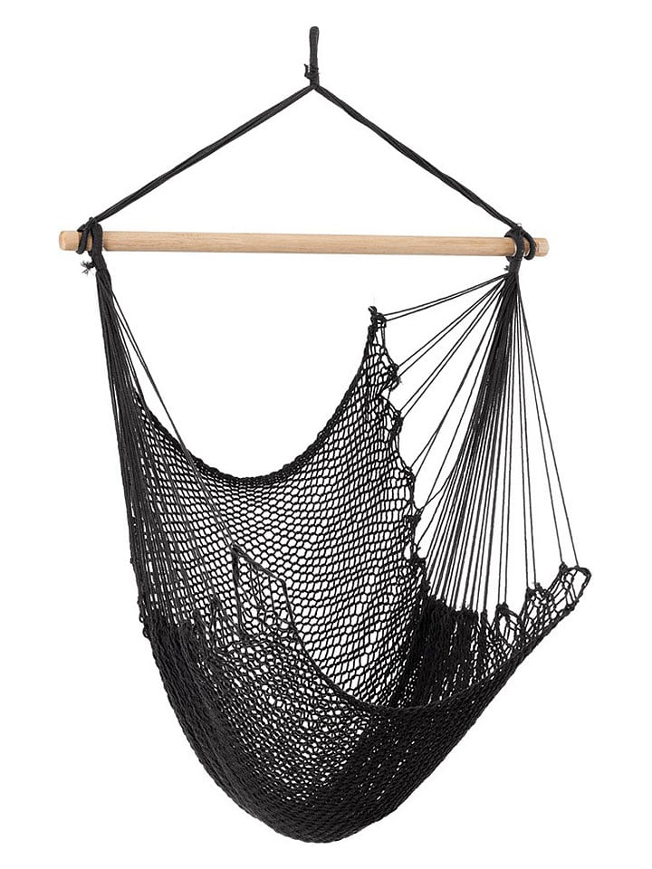 Bizzotto Hängesessel "Benidrom" in Schwarz - (B)100 x (H)130 cm - 26% | Garten-moebel