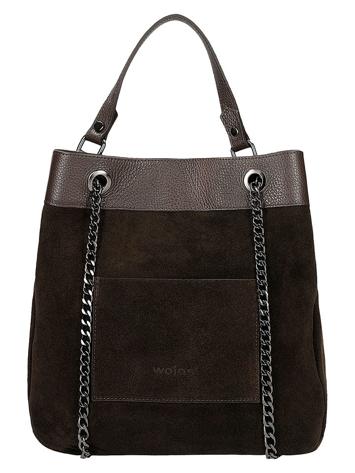 Wojas Leder-Henkeltasche in Braun - (B)34 x (H)32 x (T)14 cm - 35% | Damen-taschen
