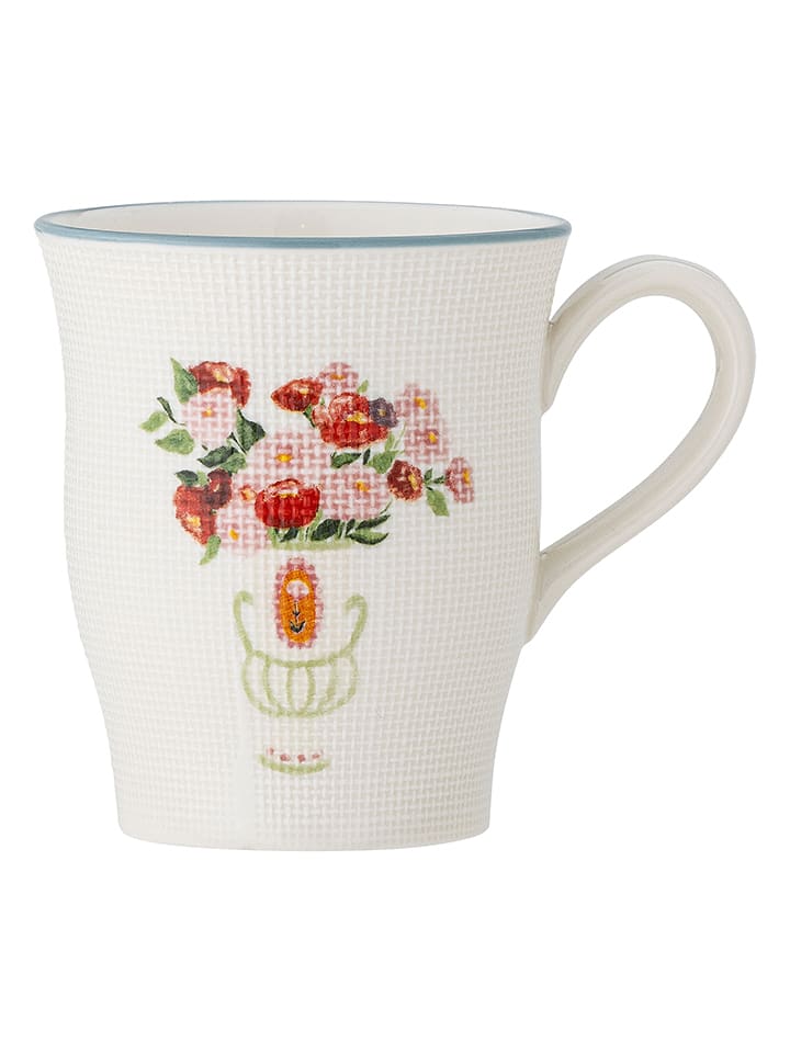 Bloomingville Tasse ''Dorothy'' in Weiß/ Blau/ Rosa - 310 ml - 31% | Gedeckter-tisch