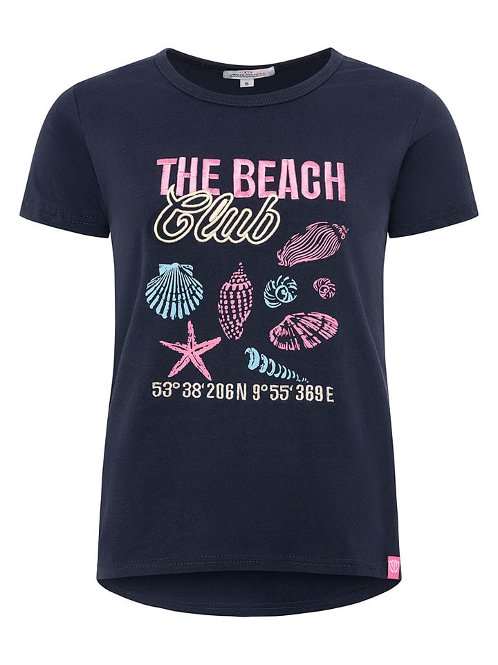 Zwillingsherz Shirt "The Beach" in Dunkelblau - 30% | Größe L | Damen-tops