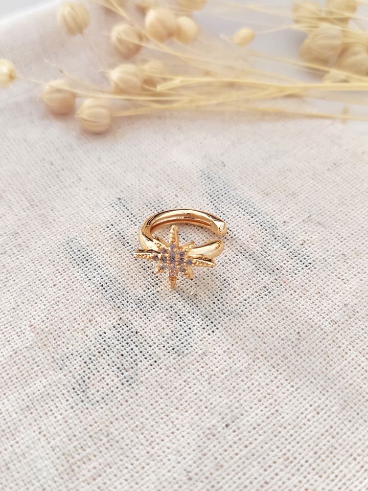 atelier MIU Vergold. Earcuff mit Edelsteinen - 76% | Schmuck