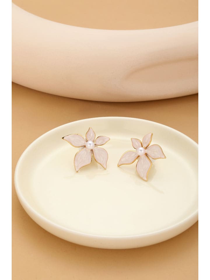 atelier MIU Vergold. Ohrringe mit Perlen - 79% | Schmuck